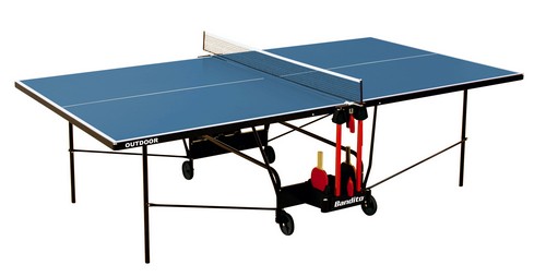 Wetterfeste Tischtennisplatte mit Turnierma�en, 274 x 152,5 x 76 cm gro�