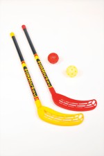 Fun-Hockey Schl�ger-Set, 2 Schl�ger + 2 Turnierb�llen